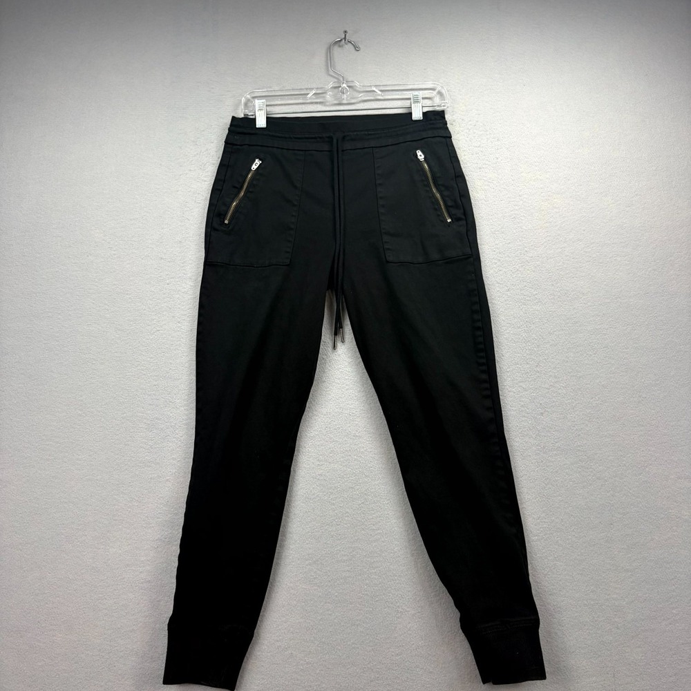 Level 99 Jogger Pants Womens‎ Medium Black Stretch Gym Training Yoga Drawstring